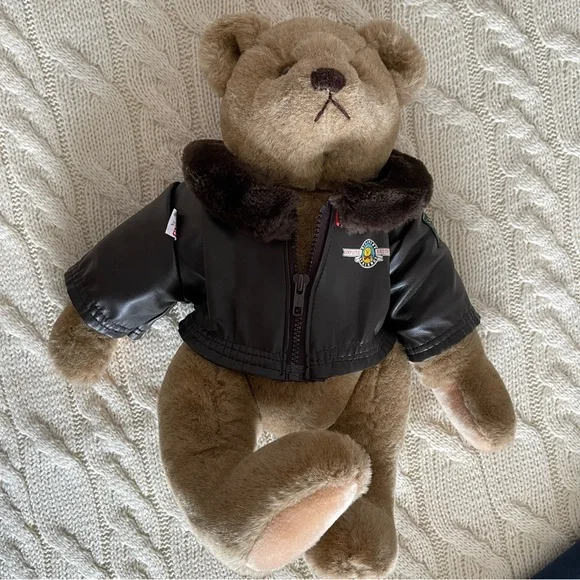 GUND Bialosky and Friends Brown Aviator Plush Bear - Picture 2 of 10